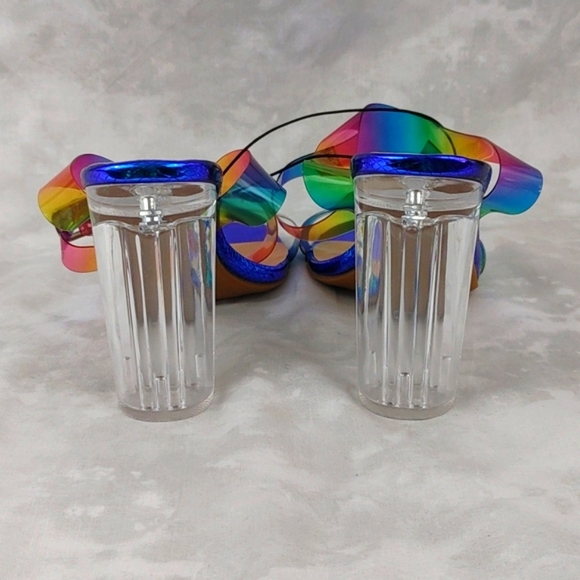 ๐NWT Olivia + Kate Rainbow Heels ๐ - Picture 6 of 8